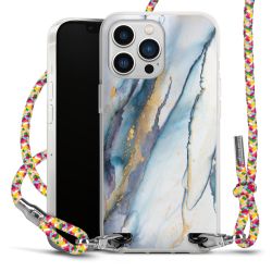 New Carry Case Transparent Stoff colourful/silber