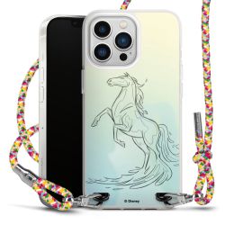 New Carry Case Transparent Stoff colourful/silber