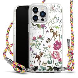 New Carry Case Transparent Stoff colourful/silber