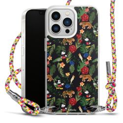 New Carry Case Transparent Stoff colourful/silber