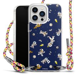 New Carry Case Transparent Stoff colourful/silber