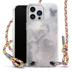 New Carry Case Transparent Stoff colourful/silber