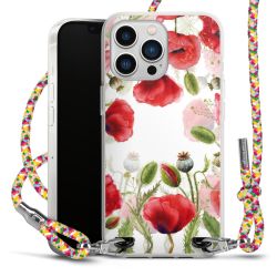 New Carry Case Transparent Stoff colourful/silber