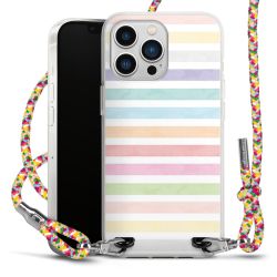 New Carry Case Transparent Stoff colourful/silber