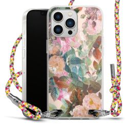 New Carry Case Transparent Stoff colourful/silber