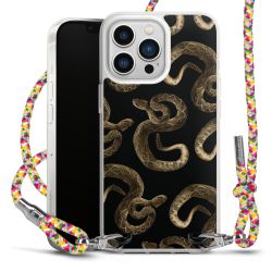 New Carry Case Transparent Stoff colourful/silber