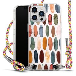 Carry Case Transparent Fabric colourful