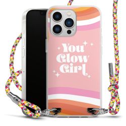 New Carry Case Transparent Stoff colourful/silber