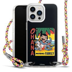 New Carry Case Transparent Stoff colourful/silber