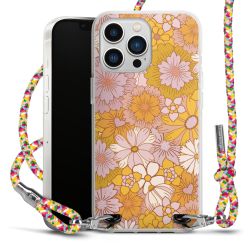 New Carry Case Transparent Stoff colourful/silber