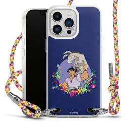 New Carry Case Transparent Stoff colourful/silber