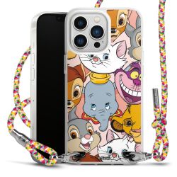 New Carry Case Transparent Stoff colourful/silber