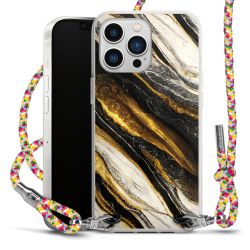 New Carry Case Transparent Stoff colourful/silber