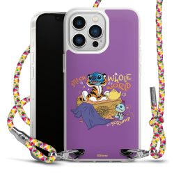 New Carry Case Transparent Stoff colourful/silber