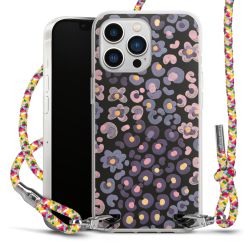 New Carry Case Transparent Stoff colourful/silber