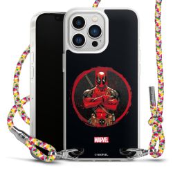 New Carry Case Transparent Stoff colourful/silber