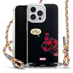 New Carry Case Transparent Stoff colourful/silber