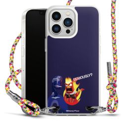 New Carry Case Transparent Stoff colourful/silber