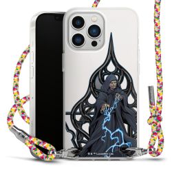 New Carry Case Transparent Stoff colourful/silber