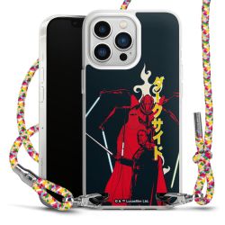 New Carry Case Transparent Stoff colourful/silber