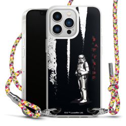 New Carry Case Transparent Stoff colourful/silber