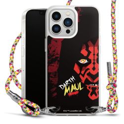 New Carry Case Transparent Stoff colourful/silber