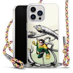 New Carry Case Transparent Stoff colourful/silber