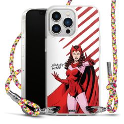 New Carry Case Transparent Stoff colourful/silber