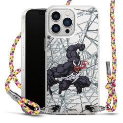 New Carry Case Transparent Stoff colourful/silber