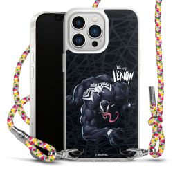 New Carry Case Transparent Stoff colourful/silber