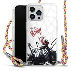 New Carry Case Transparent Stoff colourful/silber