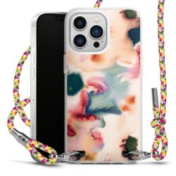 New Carry Case Transparent Stoff colourful/silber