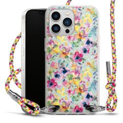 Carry Case Transparent Fabric colourful