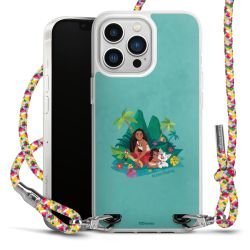 New Carry Case Transparent Stoff colourful/silber