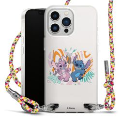 New Carry Case Transparent Stoff colourful/silber