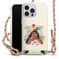 New Carry Case Transparent Stoff colourful/silber