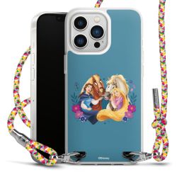 New Carry Case Transparent Stoff colourful/silber