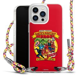 New Carry Case Transparent Stoff colourful/silber