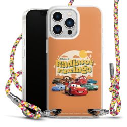 New Carry Case Transparent Stoff colourful/silber