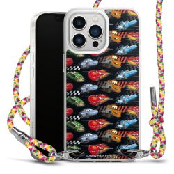 New Carry Case Transparent Stoff colourful/silber