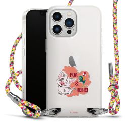 New Carry Case Transparent Stoff colourful/silber