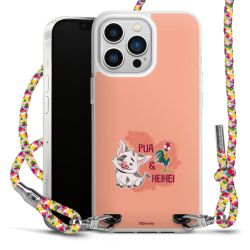 New Carry Case Transparent Stoff colourful/silber