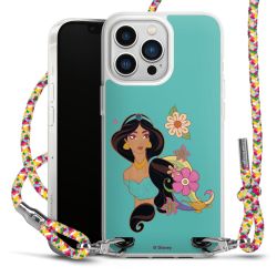 New Carry Case Transparent Stoff colourful/silber