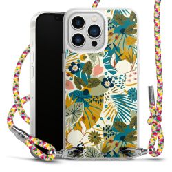 New Carry Case Transparent Stoff colourful/silber