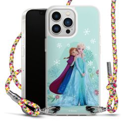 New Carry Case Transparent Stoff colourful/silber