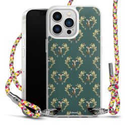 New Carry Case Transparent Stoff colourful/silber