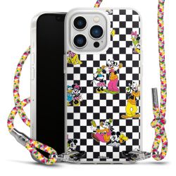 New Carry Case Transparent Stoff colourful/silber