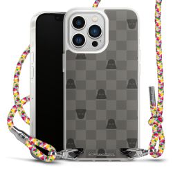 New Carry Case Transparent Stoff colourful/silber