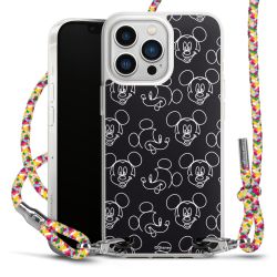 New Carry Case Transparent Stoff colourful/silber