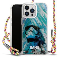 New Carry Case Transparent Stoff colourful/silber